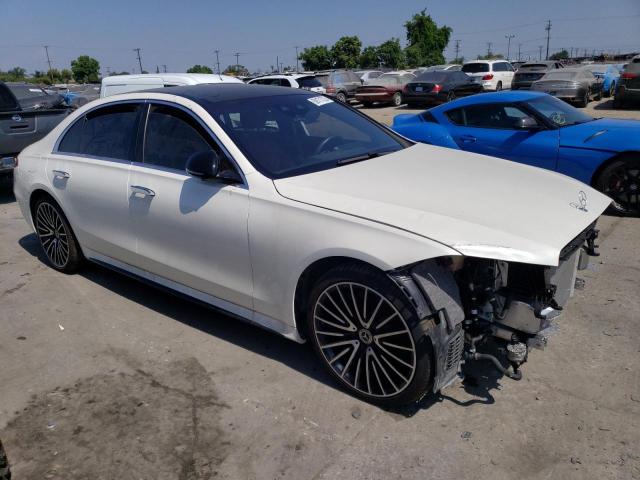 W1K6G7GB9NA148225 - 2022 MERCEDES-BENZ S 580 4MATIC WHITE photo 4