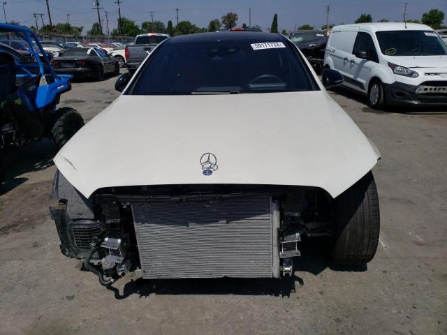 W1K6G7GB9NA148225 - 2022 MERCEDES-BENZ S 580 4MATIC WHITE photo 5