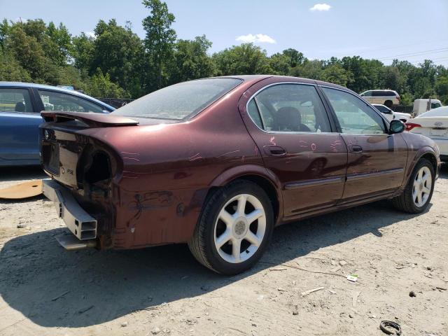 JN1CA31A5YT024567 - 2000 NISSAN MAXIMA GLE MAROON photo 3