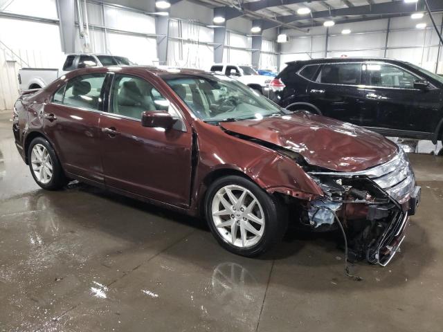 3FAHP0JA3CR204551 - 2012 FORD FUSION SEL BURGUNDY photo 4