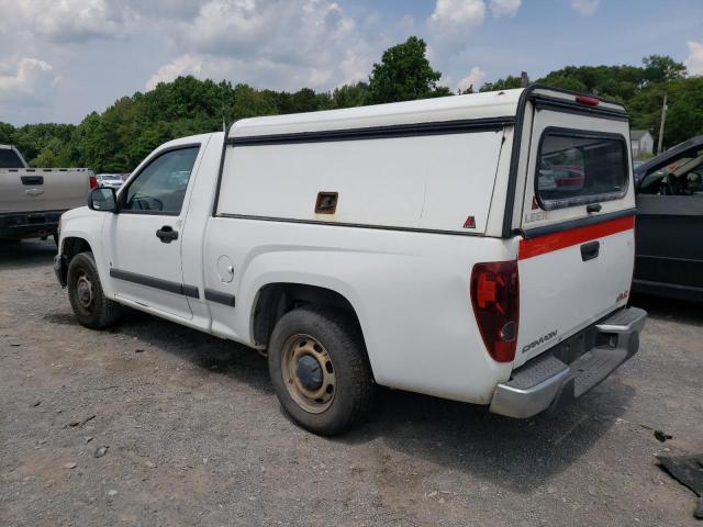 1GTCS148468186472 - 2006 GMC CANYON WHITE photo 2