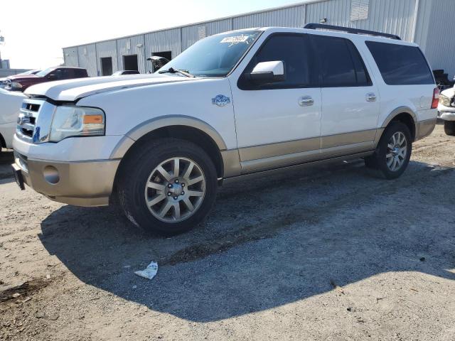 1FMJK1H51BEF09360 - 2011 FORD EXPEDITION EL XLT WHITE photo 1