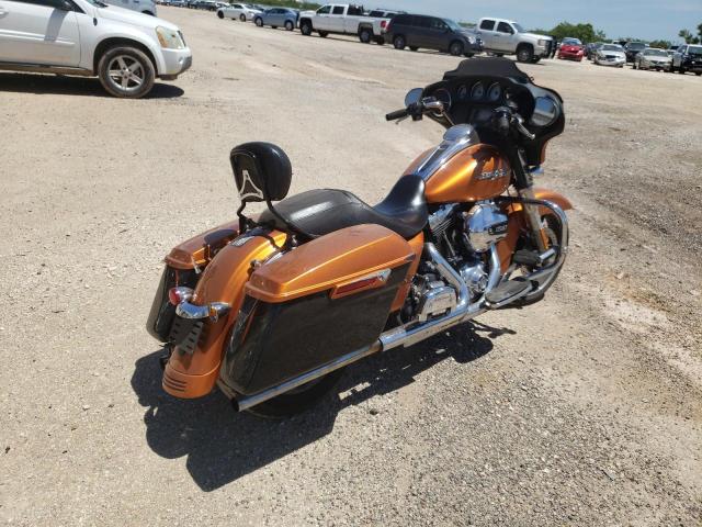 1HD1KBM14EB629462 - 2014 HARLEY-DAVIDSON FLHX STREET GLIDE ORANGE photo 4