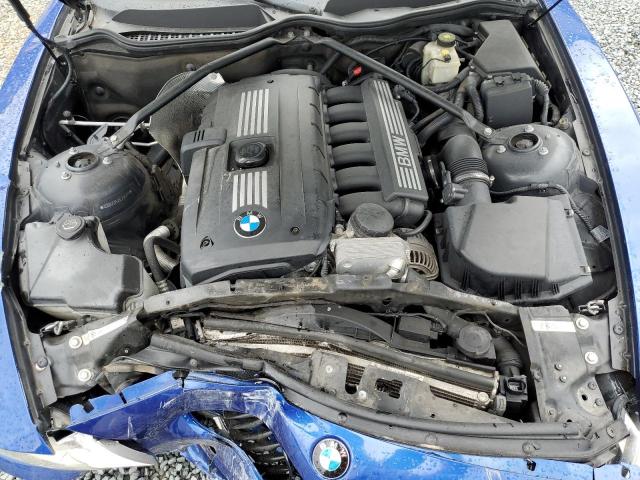 4USBU535X8LX04874 - 2008 BMW Z4 3.0SI BLUE photo 11