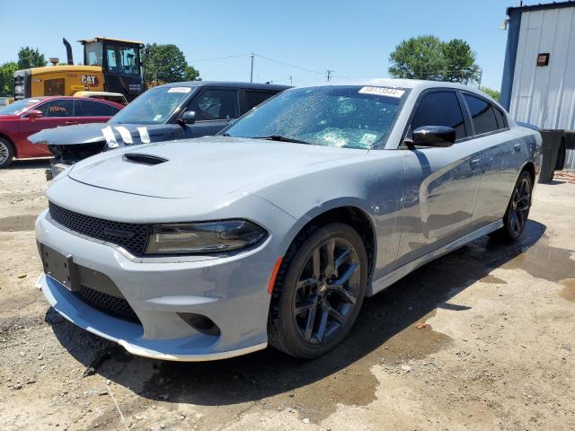 2C3CDXHG0MH556486 - 2021 DODGE CHARGER GT GRAY photo 1