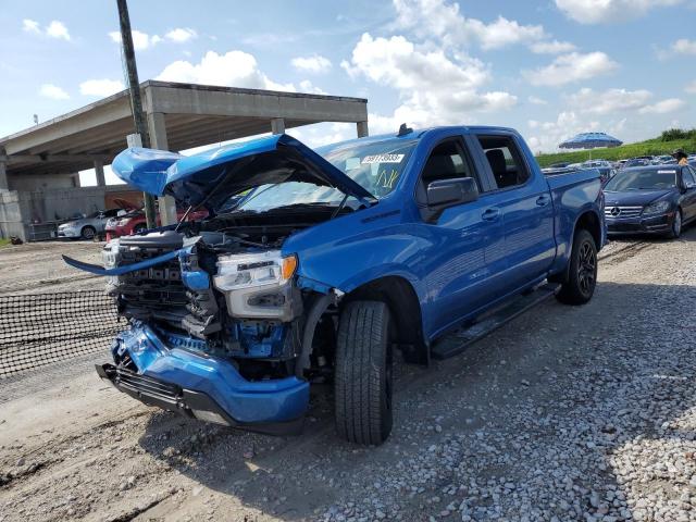 3GCPADED3NG524308 - 2022 CHEVROLET SILVERADO C1500 RST BLUE photo 1