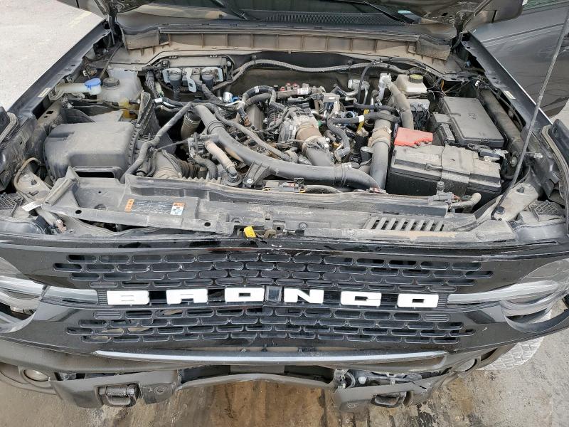 1FMEE5DP6PLB01060 - 2023 FORD BRONCO BASE GRAY photo 12