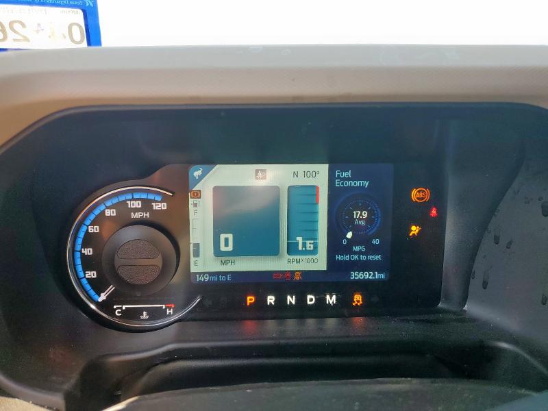 1FMEE5DP6PLB01060 - 2023 FORD BRONCO BASE GRAY photo 9