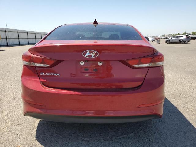 KMHD84LF7HU405807 - 2017 HYUNDAI ELANTRA SE RED photo 6