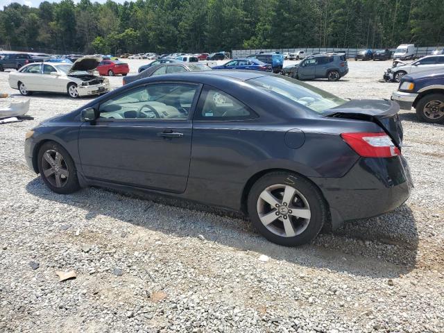 2HGFG12836H544674 - 2006 HONDA CIVIC EX BLACK photo 2