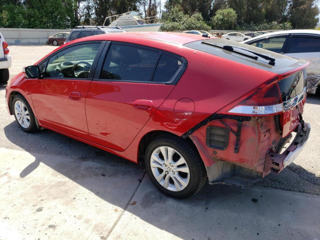 JHMZE2H78ES001087 - 2014 HONDA INSIGHT EX RED photo 2