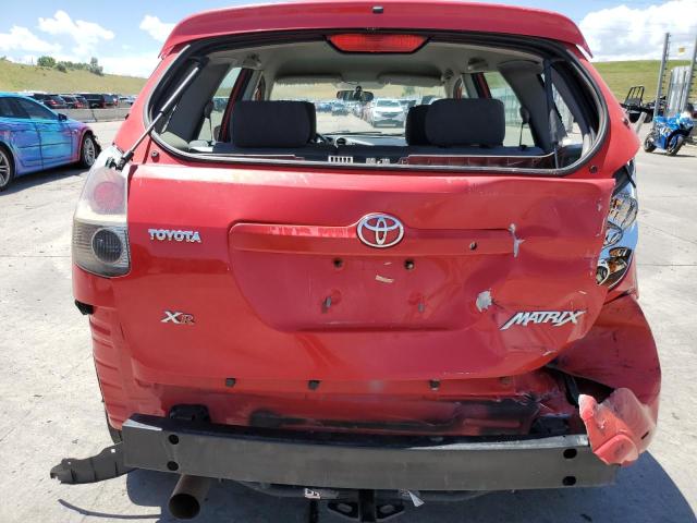 2T1KR32E06C557935 - 2006 TOYOTA COROLLA MA XR RED photo 6