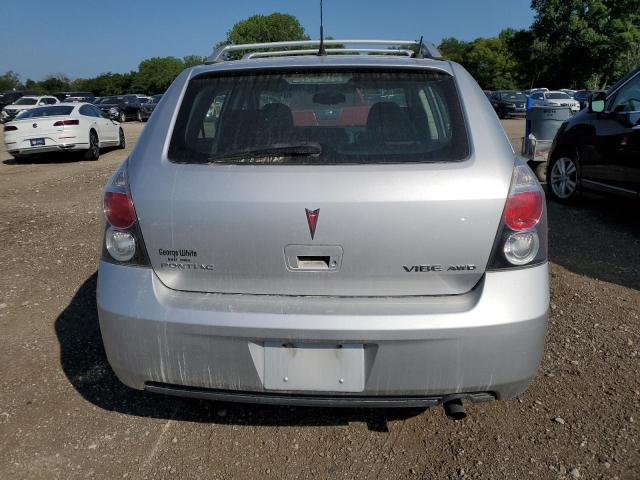 5Y2SM6E00AZ419181 - 2010 PONTIAC VIBE SILVER photo 6