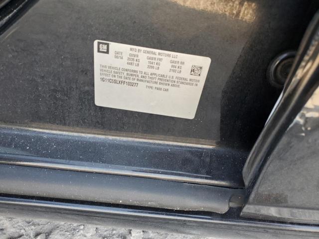 1G11C5SLXFF103277 - 2015 CHEVROLET MALIBU 1LT 黑色 照片 12