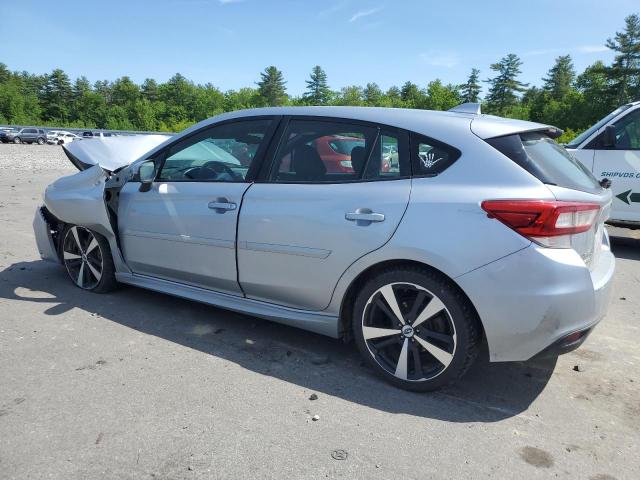 4S3GTAM60H3729300 - 2017 SUBARU IMPREZA SPORT SILVER photo 2