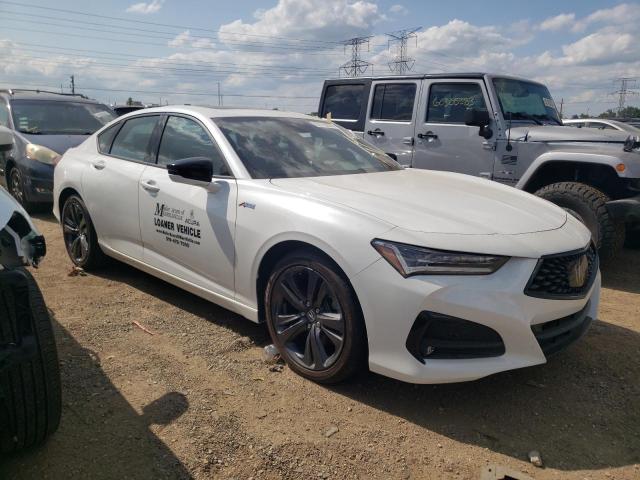 19UUB5F5XNA001428 - 2022 ACURA TLX TECH A WHITE photo 4