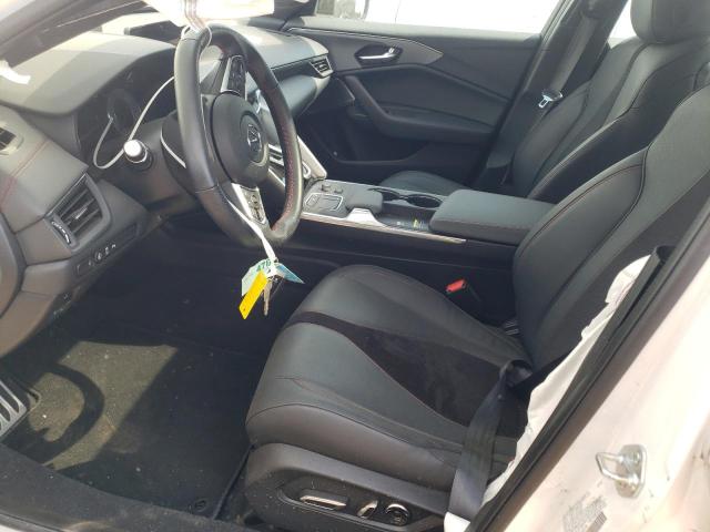 19UUB5F5XNA001428 - 2022 ACURA TLX TECH A WHITE photo 7