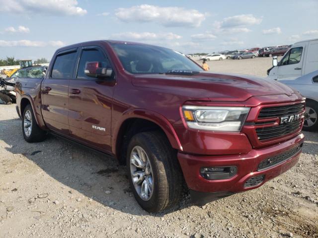 1C6SRFJT1KN745220 - 2019 RAM 1500 LARAMIE BURGUNDY photo 1