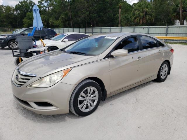 5NPEB4AC9BH180455 - 2011 HYUNDAI SONATA GLS BEIGE photo 1