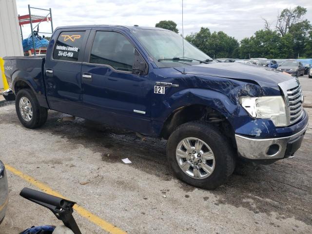 1FTFW1ET1CFB01888 - 2012 FORD F150 SUPERCREW BLUE photo 4