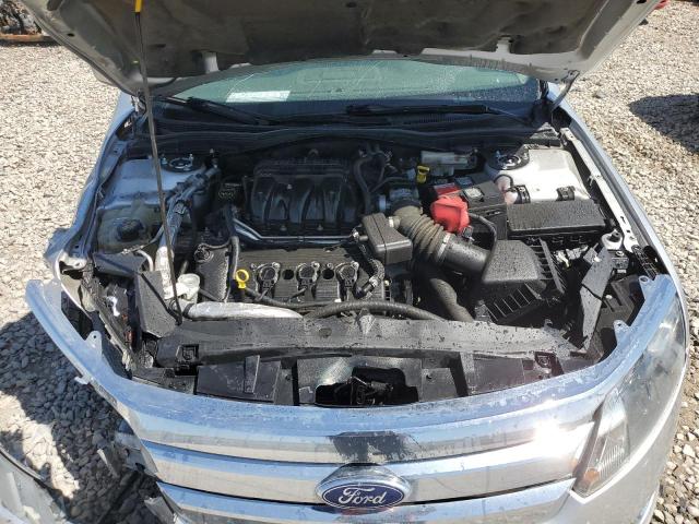 3FAHP0JG3BR140045 - 2011 FORD FUSION SEL SILVER photo 11