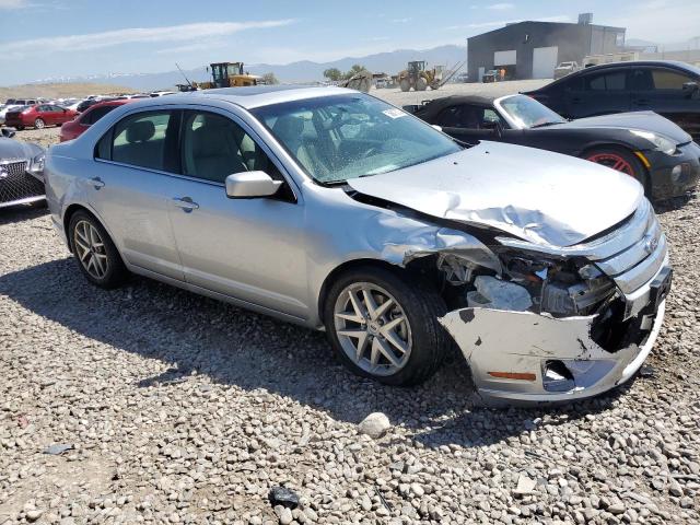 3FAHP0JG3BR140045 - 2011 FORD FUSION SEL SILVER photo 4