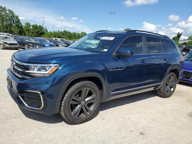 1V2RR2CA6MC509851 - 2021 VOLKSWAGEN ATLAS SE BLUE photo 1