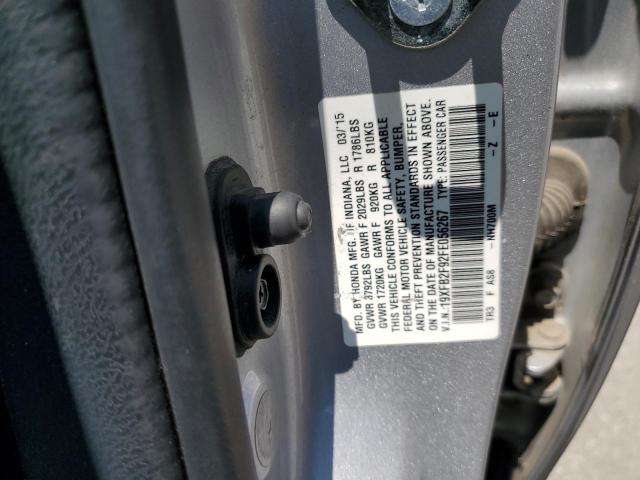 19XFB2F92FE056267 - 2015 HONDA CIVIC EXL 银色 照片 13