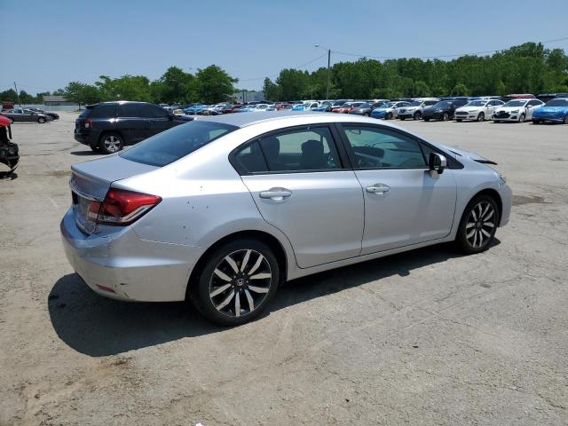 19XFB2F92FE056267 - 2015 HONDA CIVIC EXL 银色 照片 3