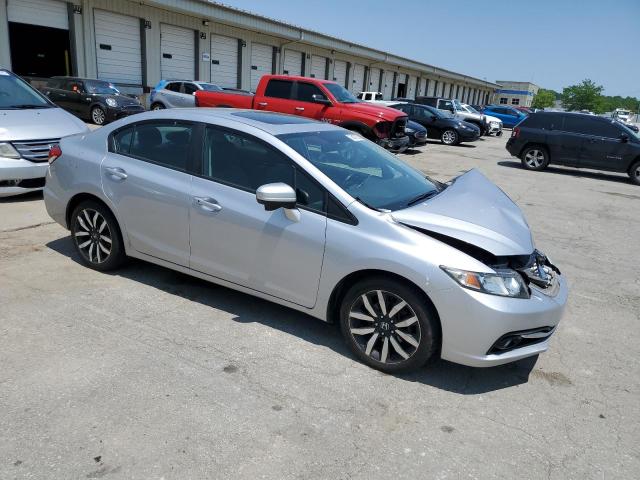 19XFB2F92FE056267 - 2015 HONDA CIVIC EXL 银色 照片 4