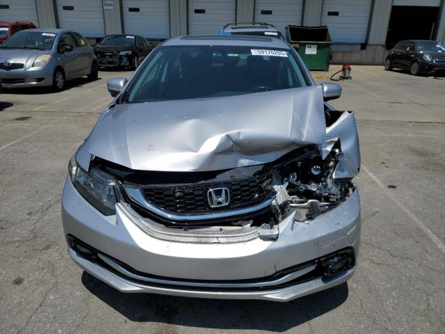 19XFB2F92FE056267 - 2015 HONDA CIVIC EXL 银色 照片 5