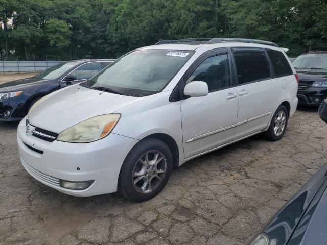 5TDZA22C34S180861 - 2004 TOYOTA SIENNA XLE WHITE photo 1