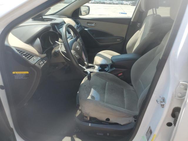 5NMZU3LB5HH013719 - 2017 HYUNDAI SANTA FE SPORT WHITE photo 7