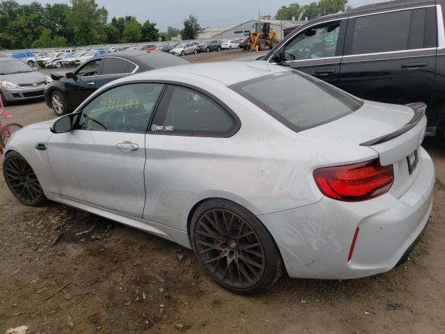 WBS2U7C07L7E97315 - 2020 BMW M2 COMPETITION SILVER photo 2