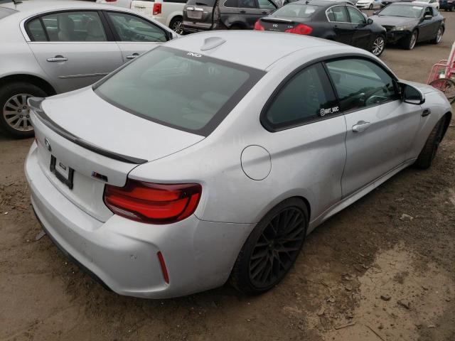 WBS2U7C07L7E97315 - 2020 BMW M2 COMPETITION SILVER photo 3