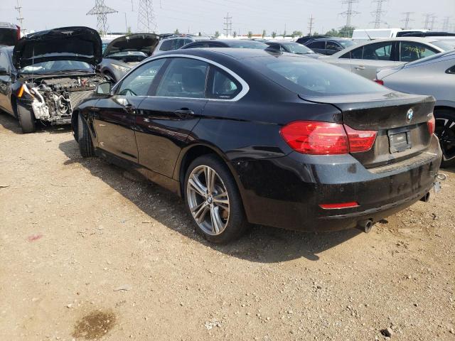 WBA4B1C51GG242528 - 2016 BMW 435 I GRAN COUPE BLACK photo 2