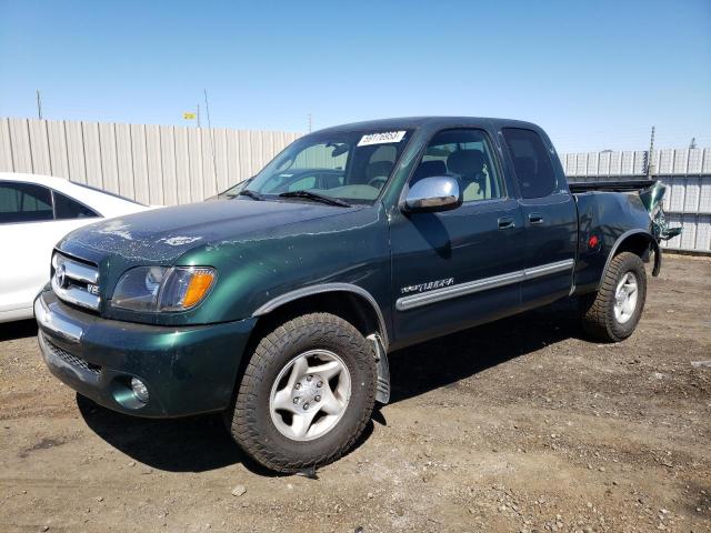 5TBRT34133S371909 - 2003 TOYOTA TUNDRA ACCESS CAB SR5 GREEN photo 1