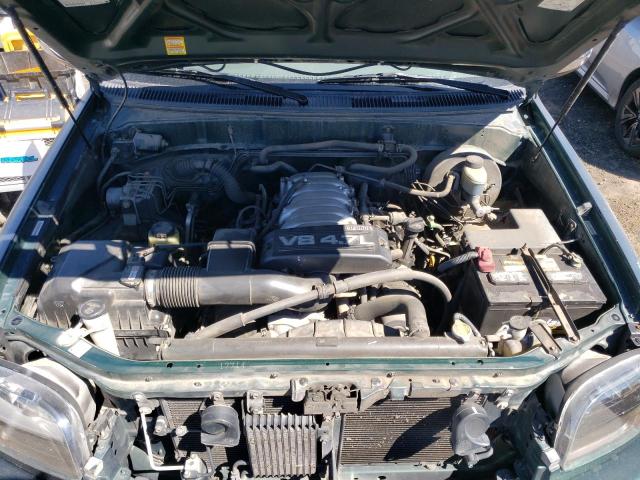 5TBRT34133S371909 - 2003 TOYOTA TUNDRA ACCESS CAB SR5 GREEN photo 11