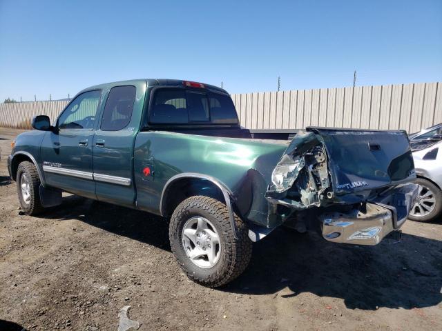 5TBRT34133S371909 - 2003 TOYOTA TUNDRA ACCESS CAB SR5 GREEN photo 2