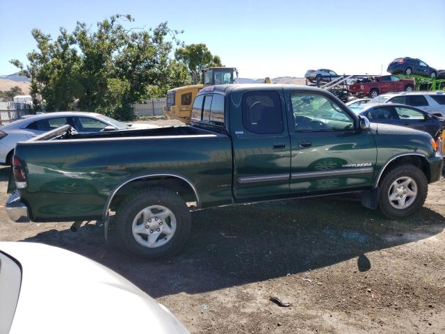 5TBRT34133S371909 - 2003 TOYOTA TUNDRA ACCESS CAB SR5 GREEN photo 3