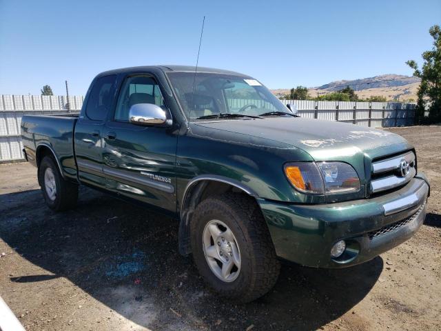 5TBRT34133S371909 - 2003 TOYOTA TUNDRA ACCESS CAB SR5 GREEN photo 4