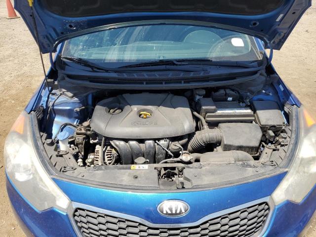 KNAFZ4A88E5069571 - 2014 KIA FORTE EX BLUE photo 11