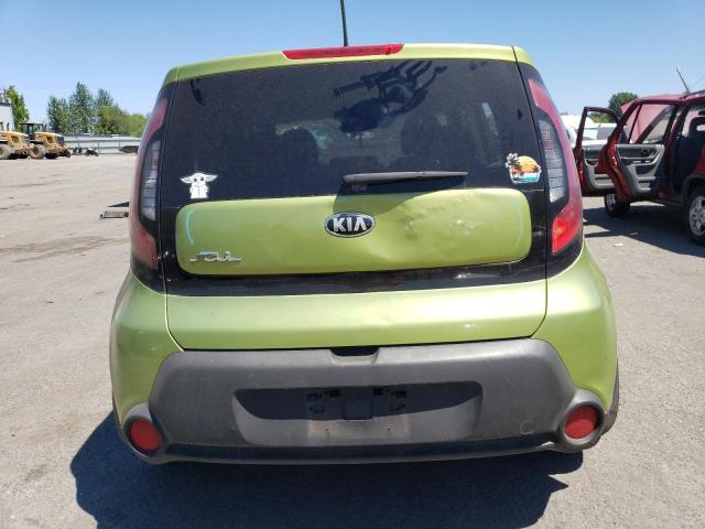 KNDJN2A24E7733216 - 2014 KIA SOUL GREEN photo 6