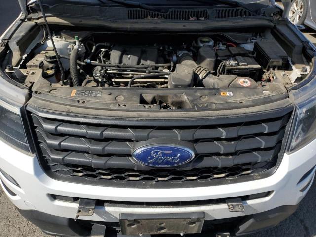 1FM5K8AR2JGC76700 - 2018 FORD EXPLORER POLICE INTERCEPTOR 白色 照片 11