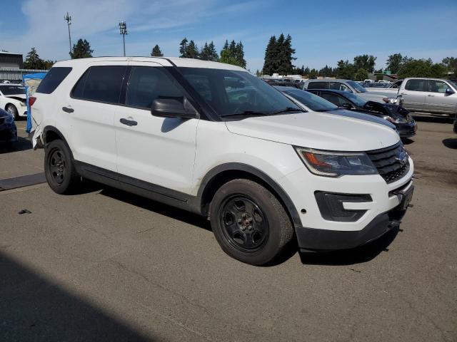 1FM5K8AR2JGC76700 - 2018 FORD EXPLORER POLICE INTERCEPTOR 白色 照片 4