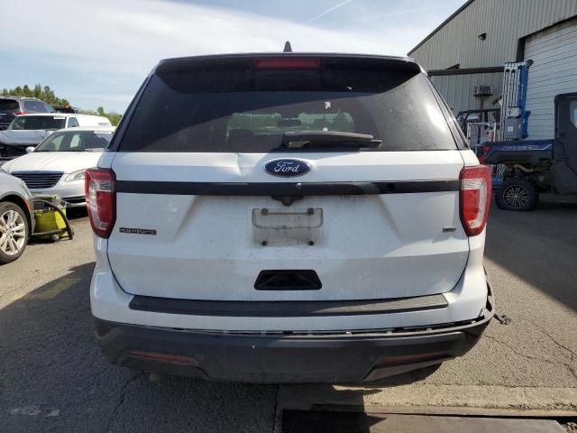 1FM5K8AR2JGC76700 - 2018 FORD EXPLORER POLICE INTERCEPTOR 白色 照片 6