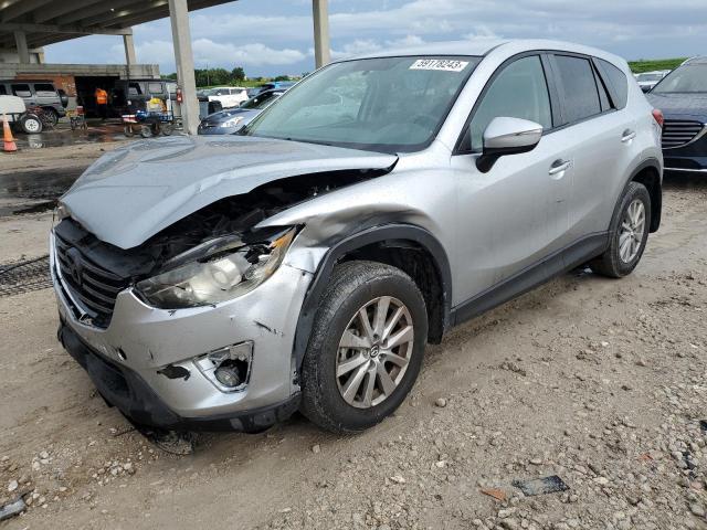 JM3KE2CY2G0865142 - 2016 MAZDA CX-5 TOURING SILVER photo 1