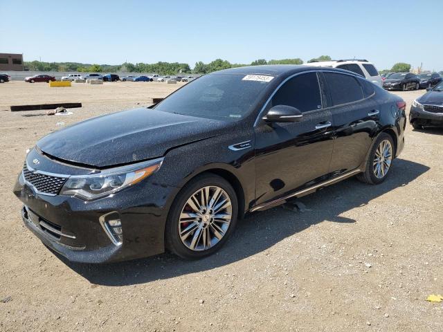 5XXGV4L23JG195693 - 2018 KIA OPTIMA SXL BLACK photo 1