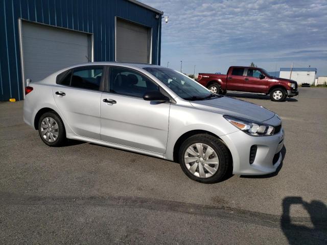 3KPA24AB7JE065782 - 2018 KIA RIO LX SILVER photo 4