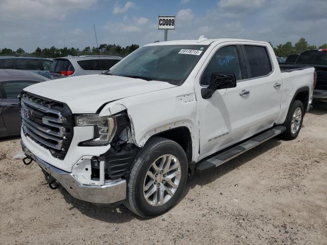 3GTP8DED7MG233112 - 2021 GMC SIERRA C1500 SLT WHITE photo 1